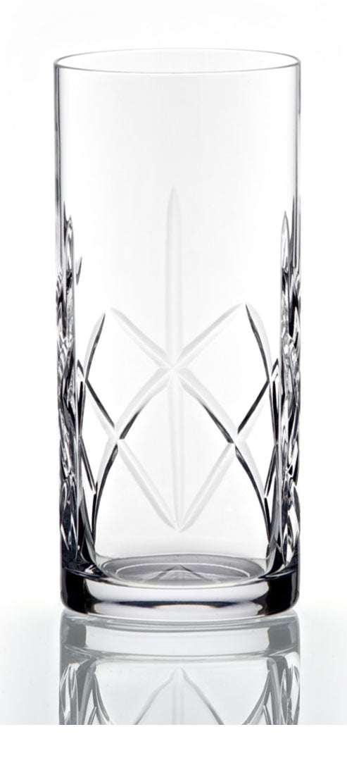 cut heavy crystal highball 12.25oz 150mm high