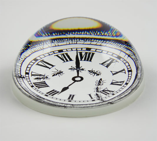 Optical Crystal Domed Paperweight 100mm diameter supplied in a presentation box