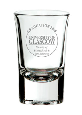 Heavy Wall Flared top tot glass 2.5cl 70mm high