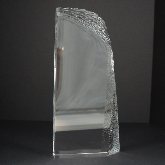 Chunky ice layered block award 205mm high supplied in a presentation box