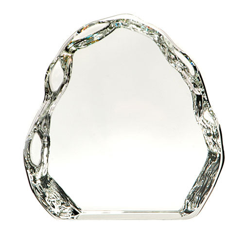 Small Crystal Iceberg Trophy 100mm high supplied in a presentation box