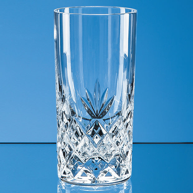 400ml Blenheim Lead Crystal Full Cut High Ball