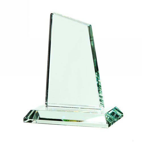 Jade Green Small Peak Trophy 130mm high supplied in a presentation box