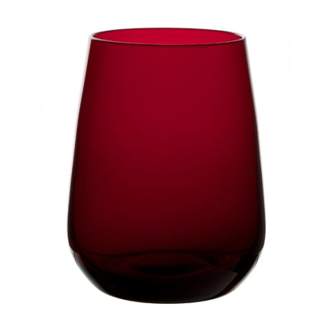 Premium cranberry crystal water tumbler