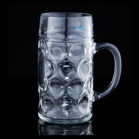 2 PINT beer stein, 201mm (CE MARK)