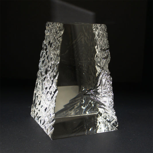 Heavy turret award with cippillini cut on the sides 117mm high supplied in a presentation box
