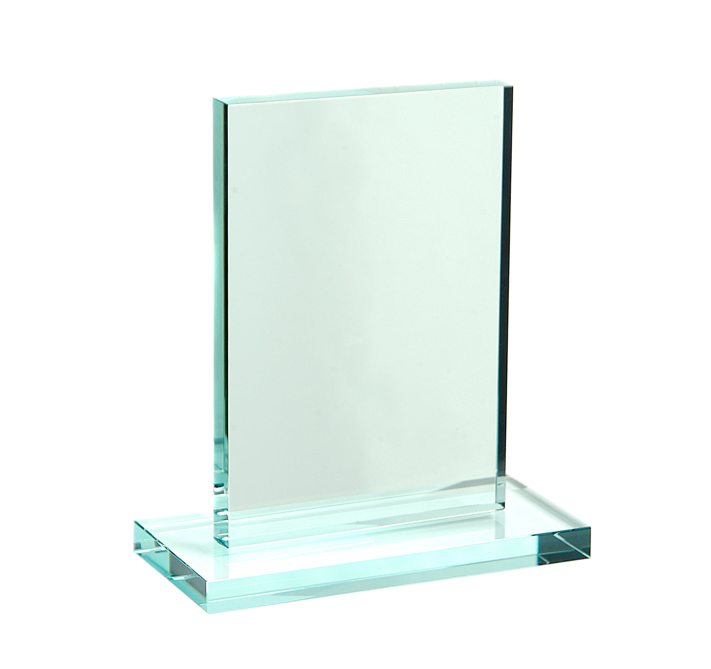 Jade Green Trophy Block 185mm high supplied in a presentation box