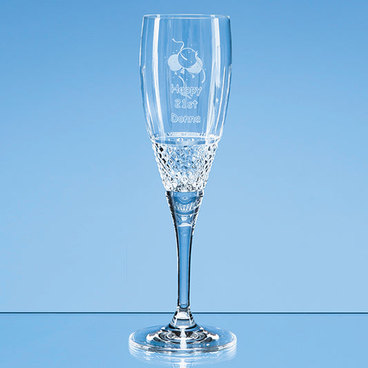 230ml Gino Crystalite Panel Champagne Flute