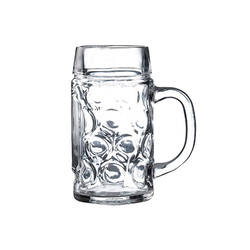 0.5 litre beer stein with panel, 161mm high
