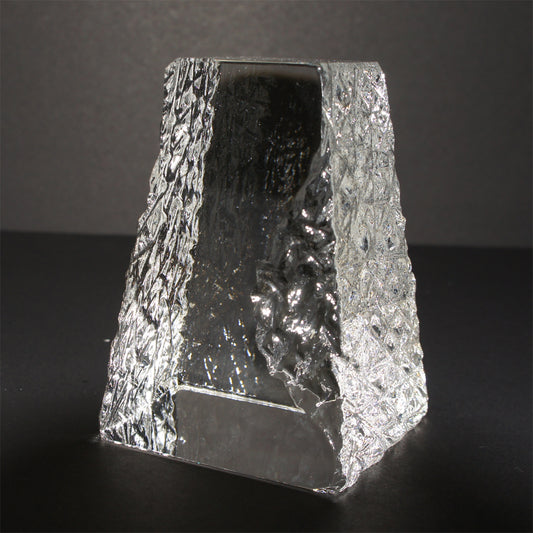 Heavy turret award with cippillini cut on the sides, 97mm high supplied in a presentation box